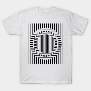 Black and white Geometric modern T-Shirt